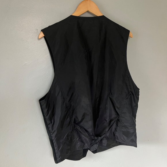 Wilsons Men's Black Suede Vest Large - Picture 8 of 9